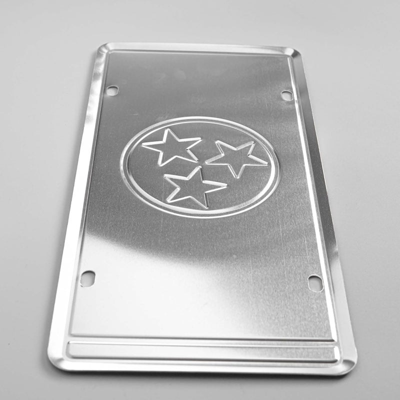 Pickwicks Tennessee State Flag License Plate – Embossed HD Aluminum – Volunteer State Pride – Decorative Car Tag – 6”x12” Novelty Metal Sign - Image 2